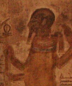 Ptah figure in Beit el Wali